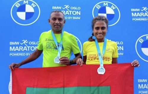 Half marathon record ves Samha ah: dhiriulhumuge kankamah vaguthu dhemun ves dhakkanee namoona!