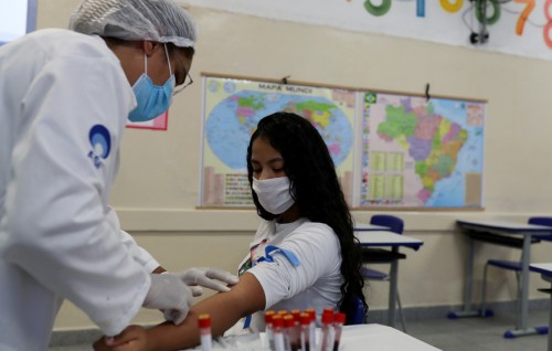 Brazil ge Sao Paulo ge hurihaa rayyithun Covid Vaccine jehumah majubooru kohffi