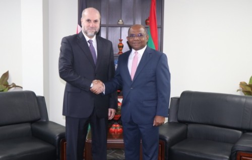Discussions held to further strengthen ties between Palestine and Maldives