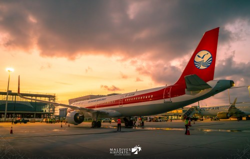 Chinage Sichuan airline ge dhathuruthah Raajje ah fashaifi