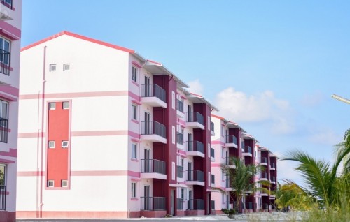 Thinadhoo ge housing unit thah Housing Ministry in dhookuran ninmaifi 
