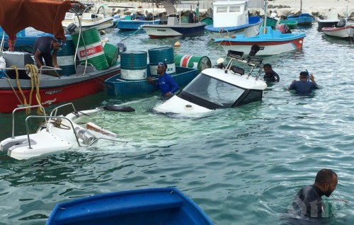 Launch at Hulhumale’ harbour sinks