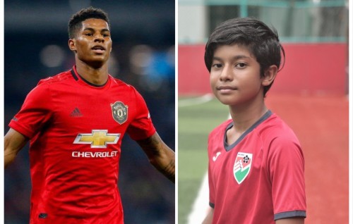 Raahjjeyge 13 aharun dhashuge gaumee football captain ah Rashford ge samaalukan!