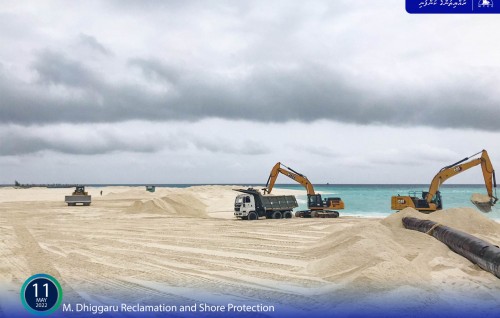 MTCC awarded Shore Protection Project of newly reclaimed land at Dhiggaru