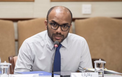 Mi haalathun avahah araigannan dharani nagaigen ves mashroou thah hinganjehey: Minister Ameer
