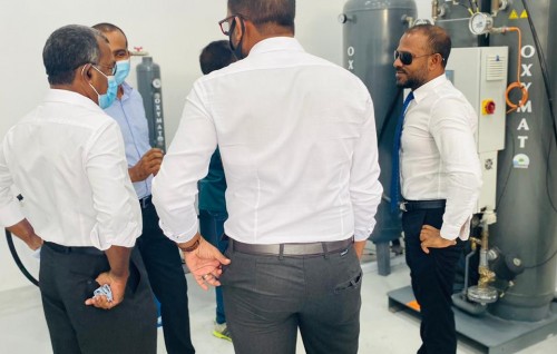 Maldive Gas in atholhu thereygai gaaimu kuri furathama oxygen plant hulhuvaifi