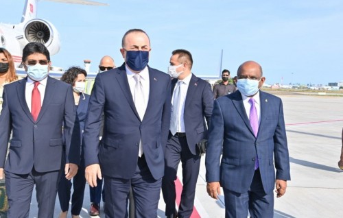 Turkish Foreign Minister arrives in Maldives