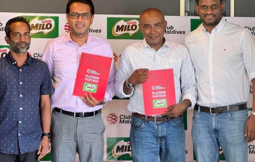 Club Maldives Cup ge platinum partner akah MILO