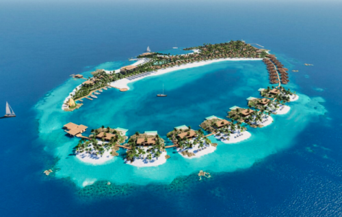 Mashooru Beach club brand Nammos in Rajjeygai resort eh hulhuvanee