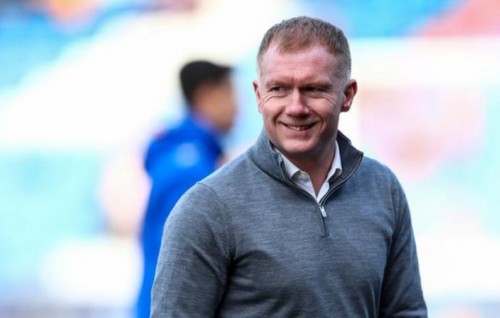 United ge legend inge club ge coach akah Scholes