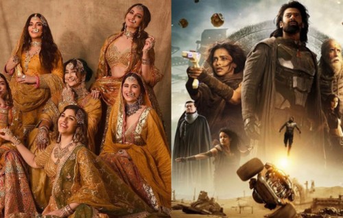 IMDB  Enme maguboolu Indian film adhi series akee ‘ Kalki 2898 AD'and 'Heeramandi’