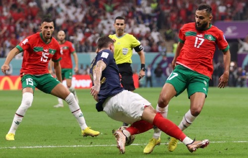 Semi gai referee ge goas thakun 2 penalty gellunu kamah bune, Morocco in massala jassaifi