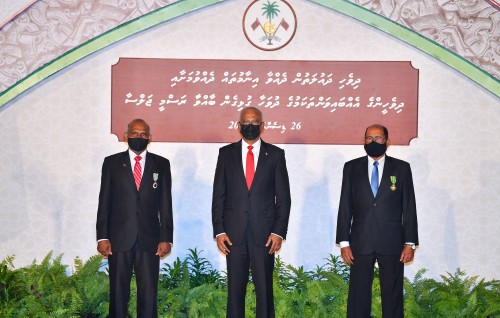 Photo : Gaumee ehbaivantha kamuge dhuvahuge haassa jalsa