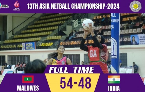 Asia Netball mubaaraaiy: Raajje in host India ves balikoffi