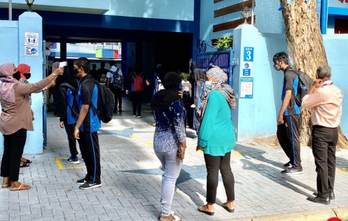 Grade 8 resumes classes in Male’ Area schools