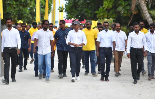 Primary ge campaign ah Raees Sh. Atoll ah