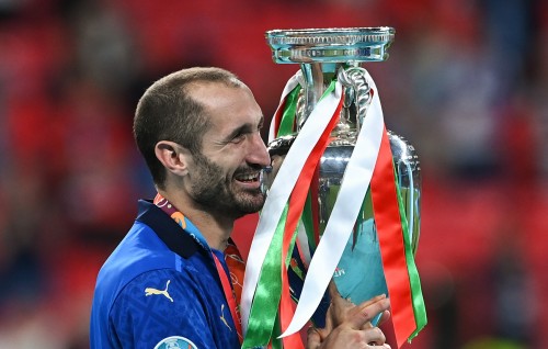 Italy legend Chiellini football in retire koffi