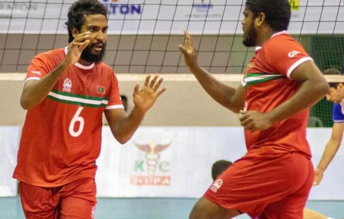 Ekuverikamuge furathama volley match gai Raajje inn Bangladesh balikoffi