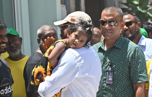 Photo: Riyaasee inthihaabu campaign ah Raees AA. ah