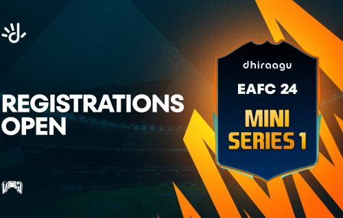 Dhiraagu ge ''EAFC 24 mini series 1'' ah registry vumuge furusathu hulhuvaalaifi
