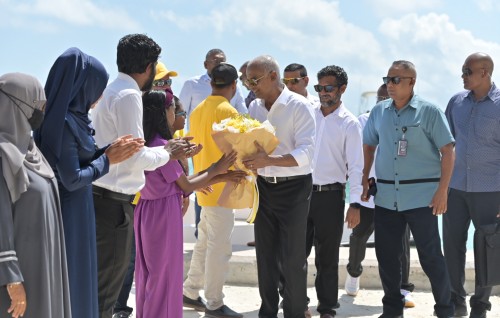 Raees solih Gulhi qh vadaigathumun hoonu maruhabaaeh