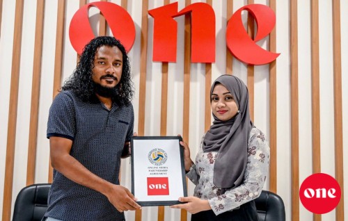 Fulidhoo ''WOW Cup'' volleyball mubaaraathuge media partner akah ''ONE''