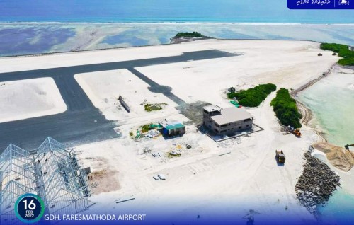 Faresmaathodaa Airport mashroou: Runway ge subgrade masaikathaai ABC masaikaiy ninmaalaifi