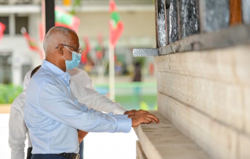 Photo: Raeesuljumhooriyya ''kalhuvakaru miskiyy'' hulhuvvaidhevvun