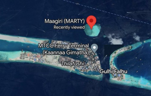Funadhoo gai hunna fuel farm badhalu kuranee thilafushi kaireegai onna Maagiri falhah