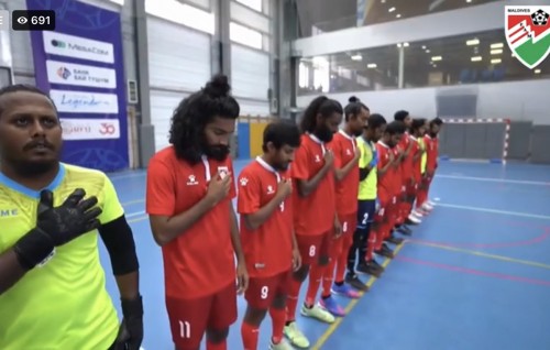 Dhunuyeyge futsal ranking ge 6 vanaigai oiy Iran athun Raajje ah bodu bayyeh