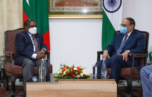 Idhikolhuge kanboduvunthah India ge Foreign Secretary aa hissaa kuravvaifi