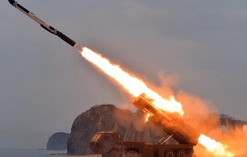 North Korea in fonuvaali ballistic missile eh fail vehjje