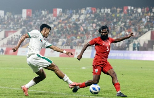 Fahuvaguthu goal jahaigen Bangladesh in Raajje balikoffi