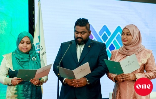 One Photo: Male' City Council ah alah hovunu members huvaa kurun