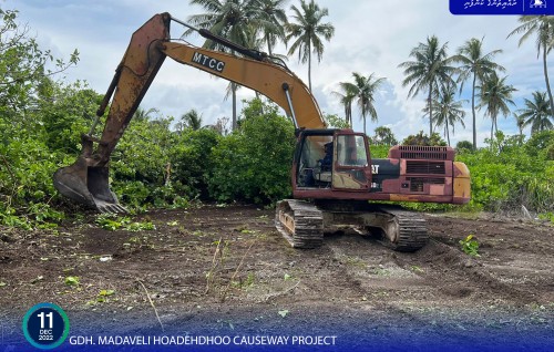 Madaveli-hoandehdhoo causeway ge bridge magu saafu kuran fashaifi