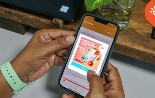 Dhiraagu App ge update aa eku mulhin aa feature thakeh