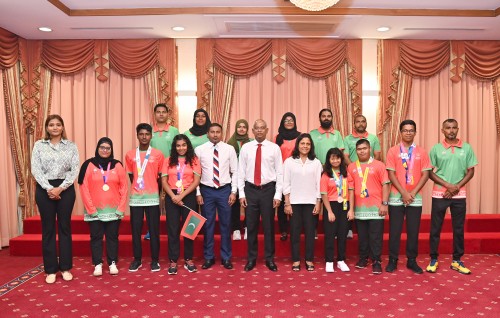 Photo: Special Olympics gai baiverivi raajjeyge athlete innah maruhabaa kiyun