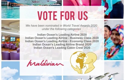 World Travel Award 2020 : 5 category akah Maldivian nominate vehjje