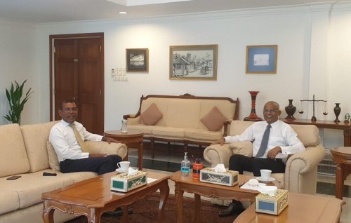 Raees Solih aai Raees Nasheed bahdhalu kurahvaifi