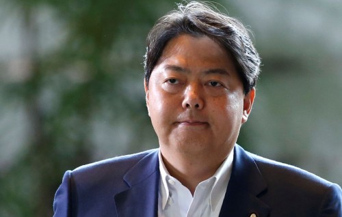 Japan ge foreign minister Raajje vadaigannavanee