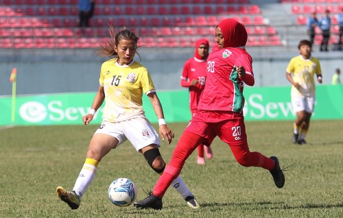 SAFF women's championship: Raajje kolhah Bhutan in 13 goal jahaifi