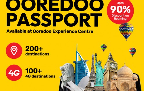 Ooredoo passport aaeku 200 ahvure gina gaumugai 90 percent aa hamayah roaming discount!