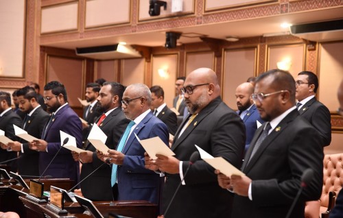 Photo: 20 vana Majlis ge members huvaa kurun