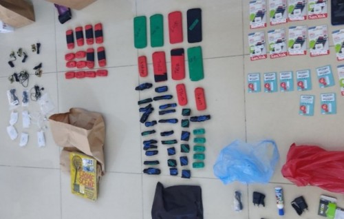 Six arrested with large shipment being smuggled in to prison