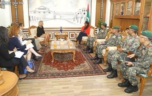 EU High Representative meets Defense Minister Mariya