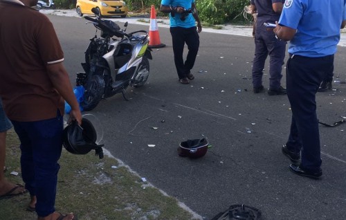 Three injured during accident in Inguraidhoo