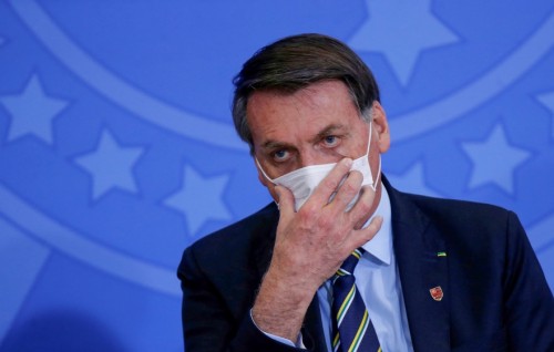 Brazil ge raees Covid ah kuri dhevana test ves positive