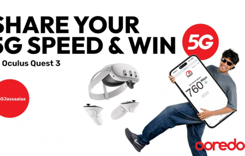 Ooredoo 5G ge speed ge thajuribaa share kohgen VR headset eh hoadhumuge furusathu
