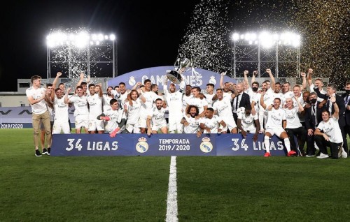 Real Madrid in 34 vana faharah Spanish League kaamiyaabu kohffi