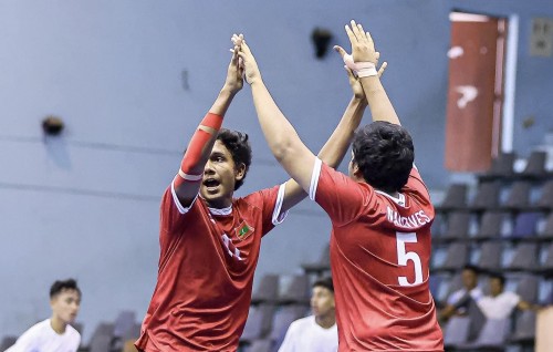 Zuvaan handball team thakun Nepal ge mahchah kuri hoadhaifi